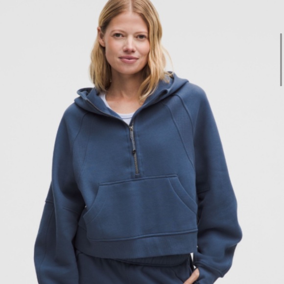 Tops - Lululemon oversized half zip scuba hoodie